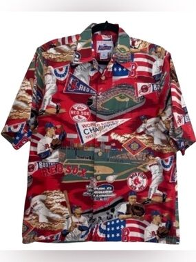 Red Sox World Series 2004  Y2K Reyn Spooner Camp Shirt Women/Mens Mint Condition